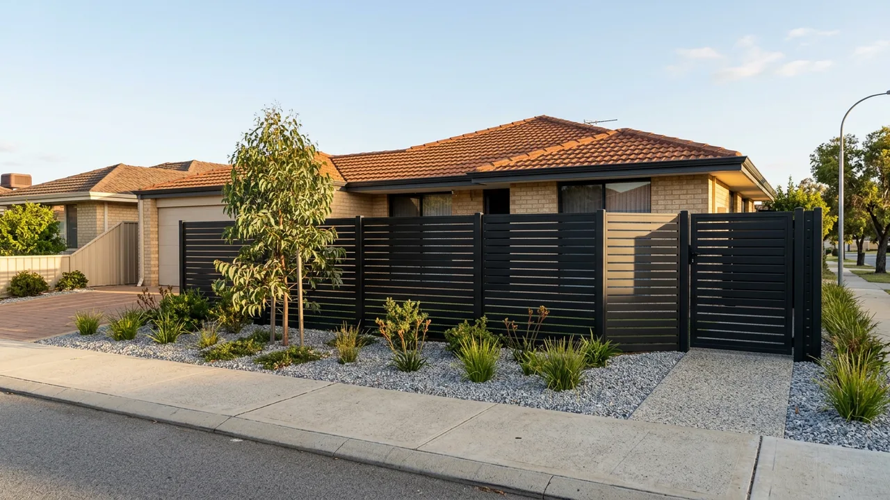 Aluminium Fencing Perth: Slat and Batten Fences